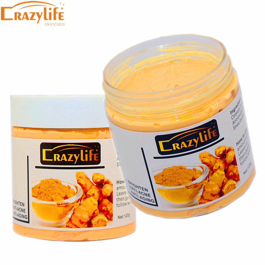 Bentonite Clay Mask - 120g Maska z kurkumą do twarzy,