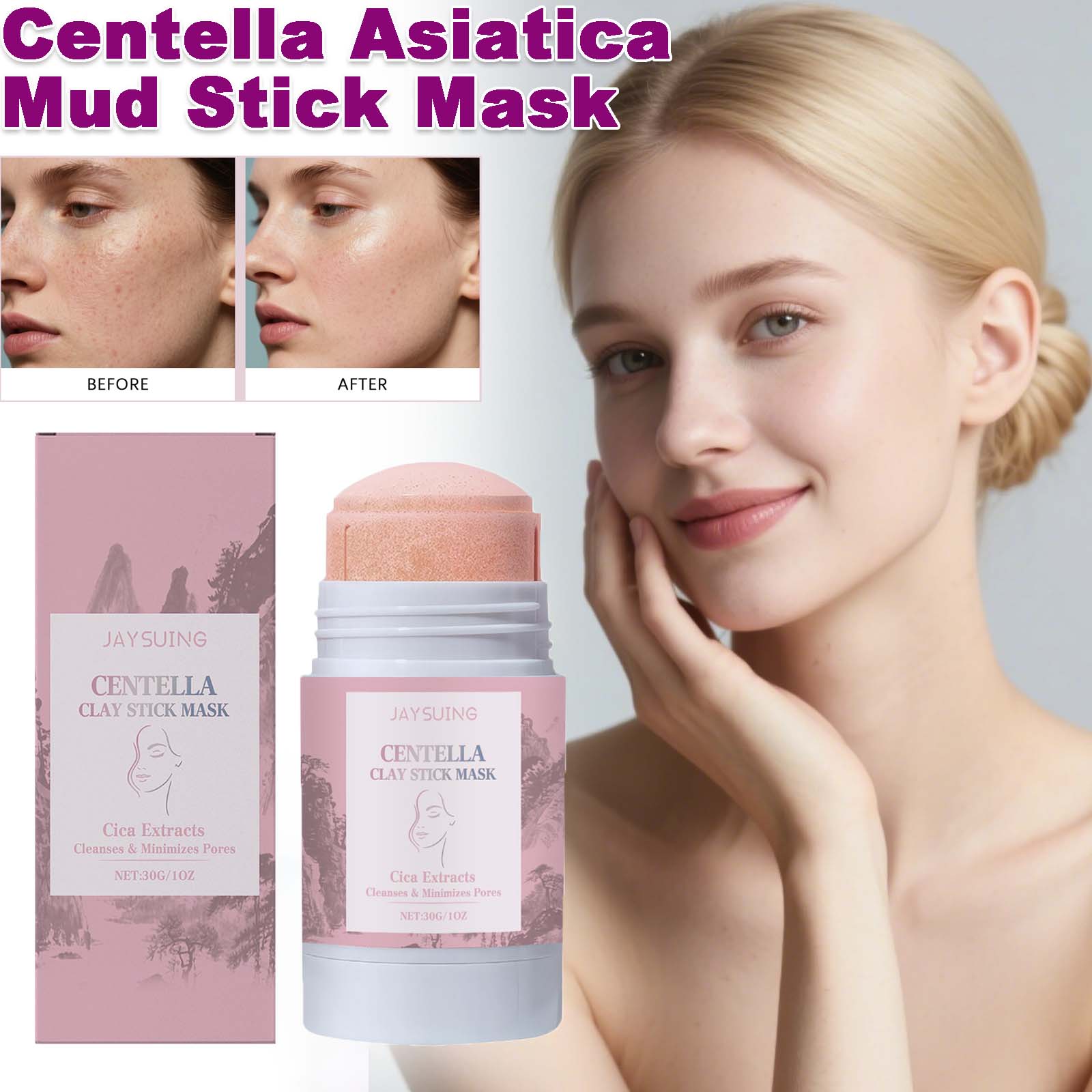 Bentonite Clay Mask - Maska w sztyfcie z błotem Centella