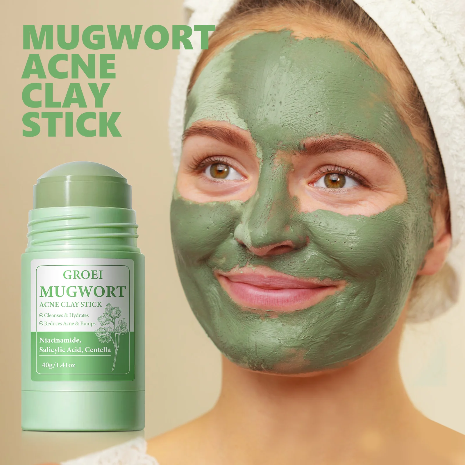 Maska w sztyfcie z piołunem na – Bentonite Clay Mask recenzja i cena